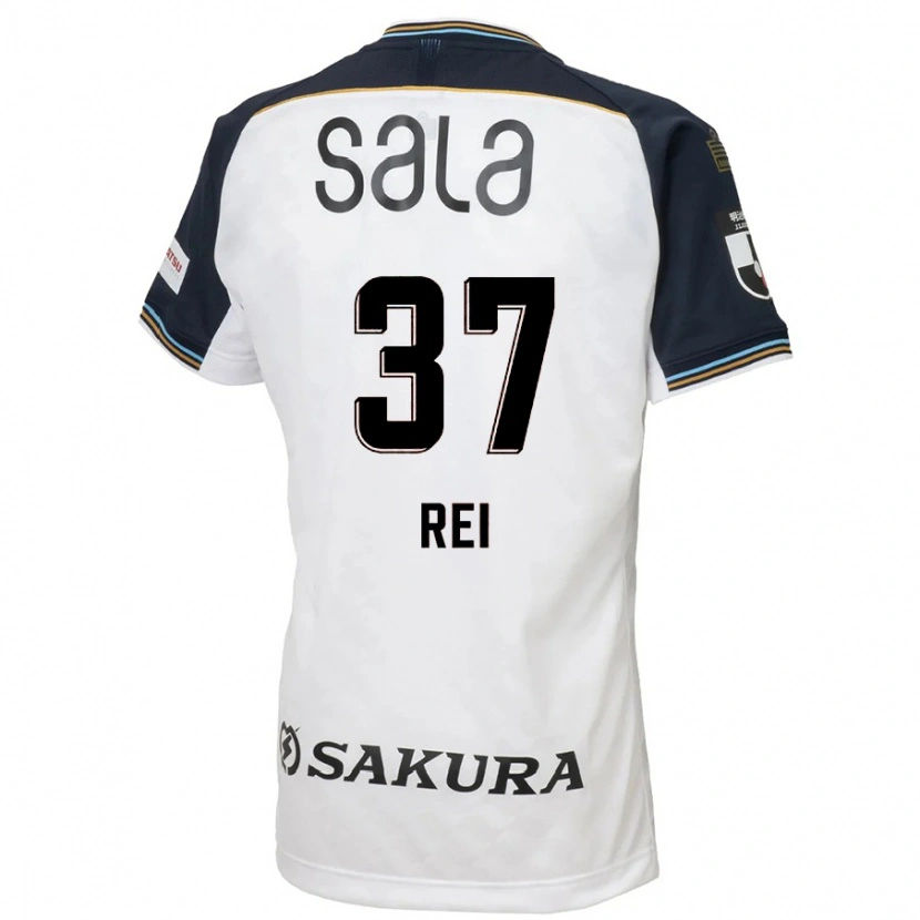 Danxen Kid Rei Hirakawa #37 White Black Away Jersey 2025/26 T-Shirt
