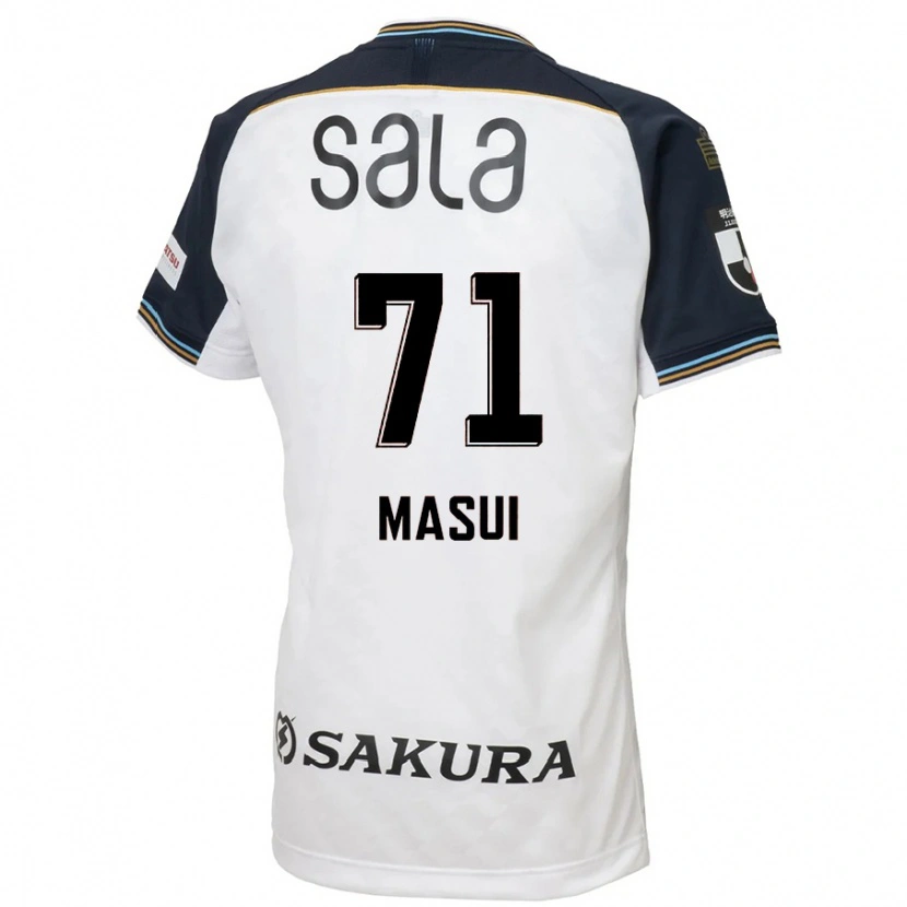 Danxen Kid Ken Masui #71 White Black Away Jersey 2025/26 T-Shirt