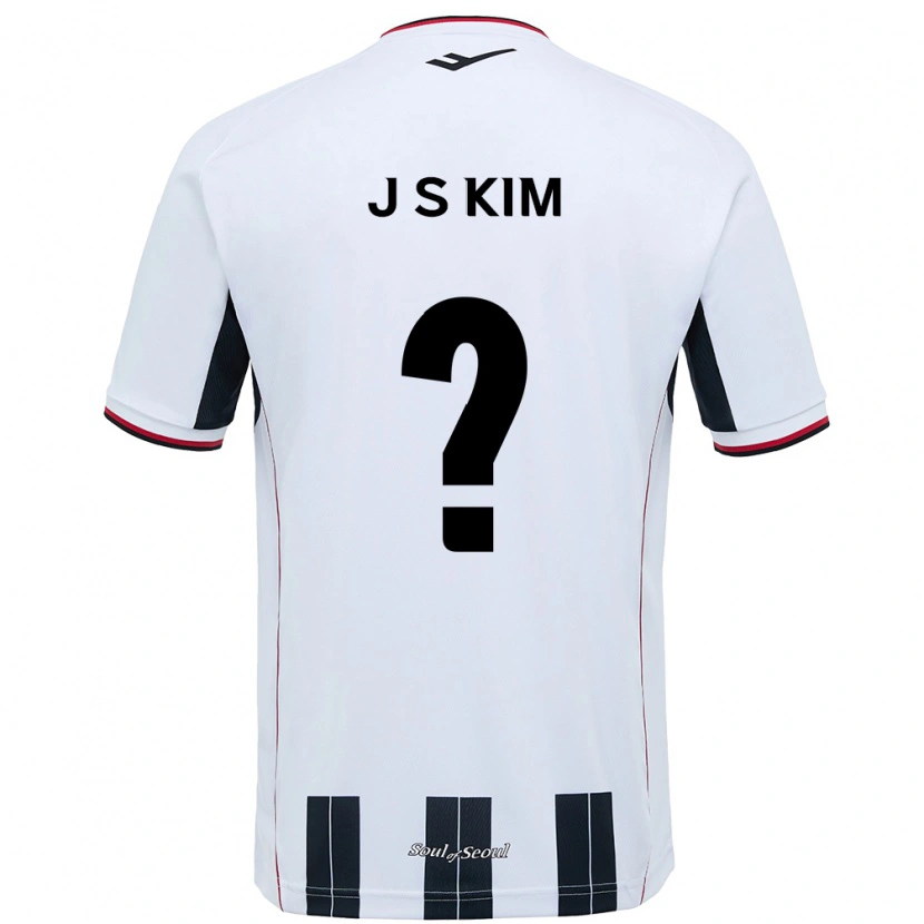Danxen Kid Ji-Sung Kim #0 White Black Away Jersey 2025/26 T-Shirt