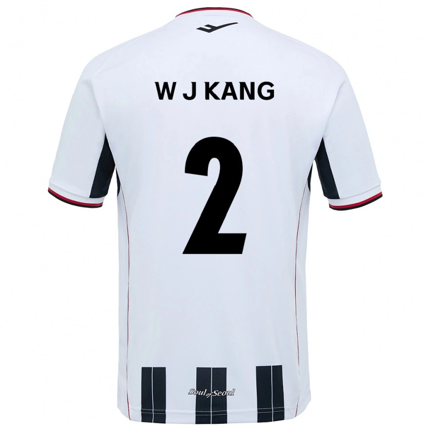 Danxen Kid Jae-Won Kang #2 White Black Away Jersey 2025/26 T-Shirt
