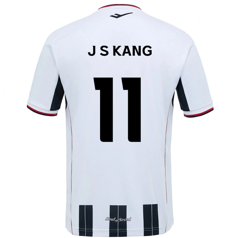 Danxen Kid Seong-Jin Kang #11 White Black Away Jersey 2025/26 T-Shirt