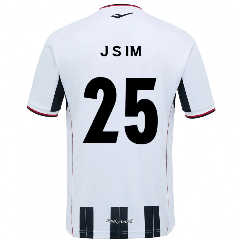 Danxen Kid Joon-Seob Im #25 White Black Away Jersey 2025/26 T-Shirt