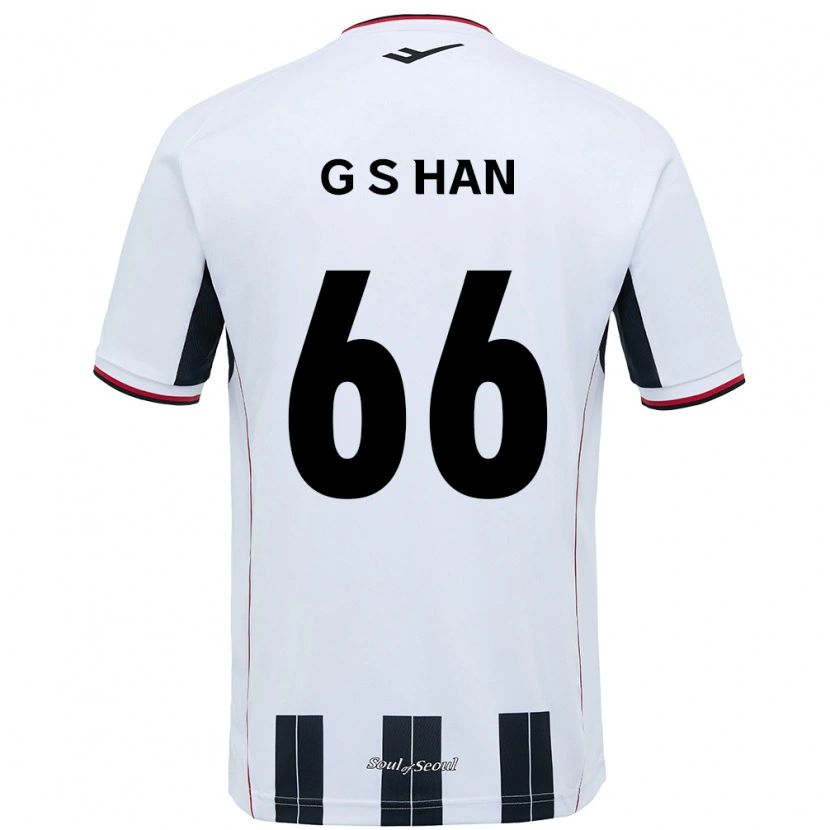 Danxen Kid Seung-Gyu Han #66 White Black Away Jersey 2025/26 T-Shirt