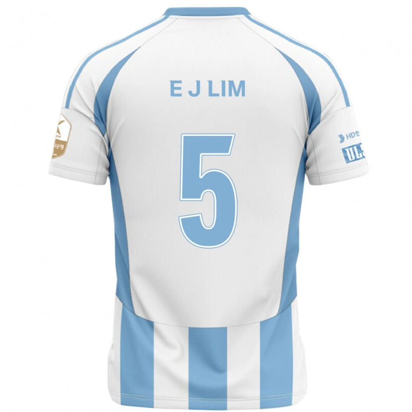 Danxen Kid Jong-Eun Lim #5 White Sky Blue Away Jersey 2025/26 T-Shirt
