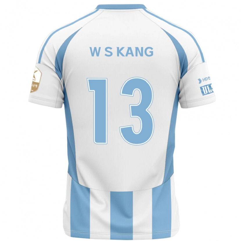 Danxen Kid Sang-Woo Kang #13 White Sky Blue Away Jersey 2025/26 T-Shirt