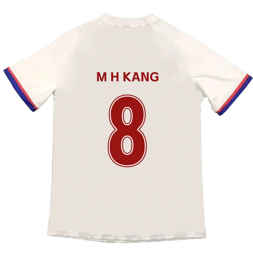 Danxen Kid Ho-Min Kang #8 Off-White Red Away Jersey 2025/26 T-Shirt