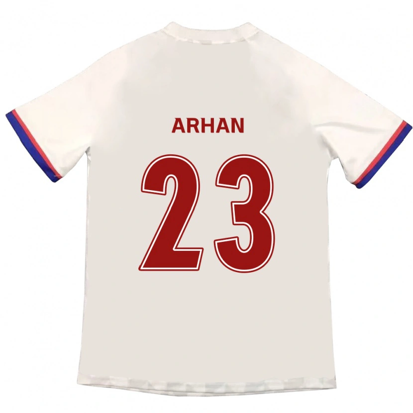 Danxen Kid Pratama Arhan #23 Off-White Red Away Jersey 2025/26 T-Shirt