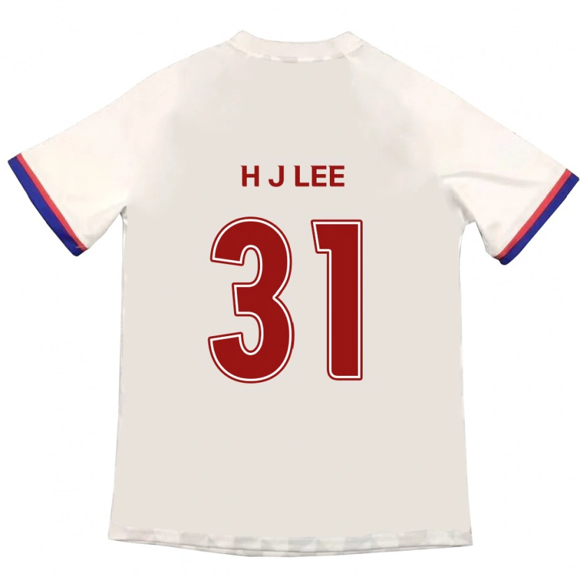 Danxen Kid Jae-Hoon Lee #31 Off-White Red Away Jersey 2025/26 T-Shirt