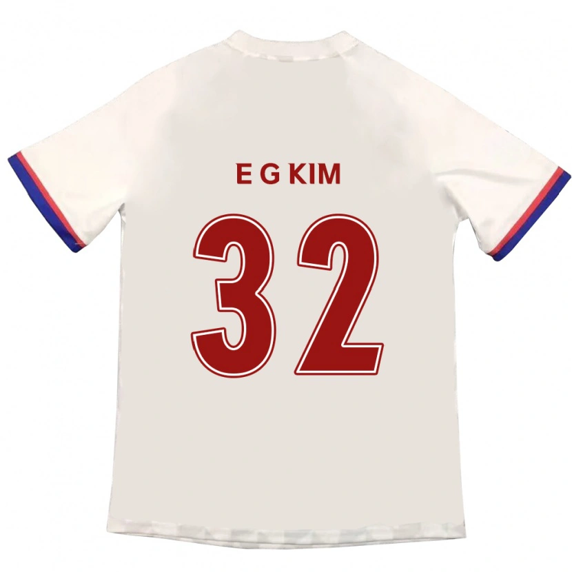 Danxen Kid Eun-Gyeom Kim #32 Off-White Red Away Jersey 2025/26 T-Shirt