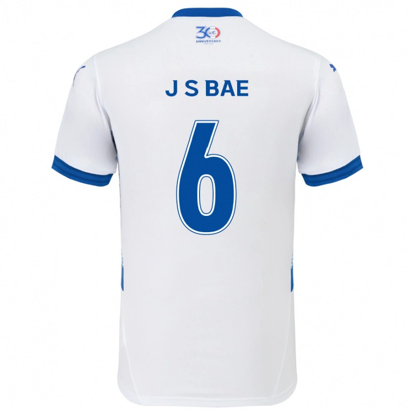 Danxen Kid Seo-Joon Bae #6 White Royal Blue Away Jersey 2025/26 T-Shirt
