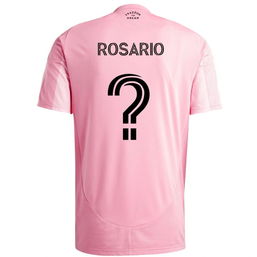 Danxen Men Adrian Rosario #0 Pink Black Home Jersey 2025/26 T-Shirt