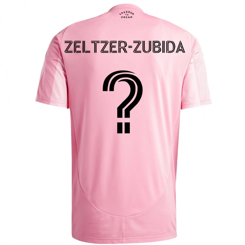 Danxen Men Idoh Zeltzer-Zubida #0 Pink Black Home Jersey 2025/26 T-Shirt