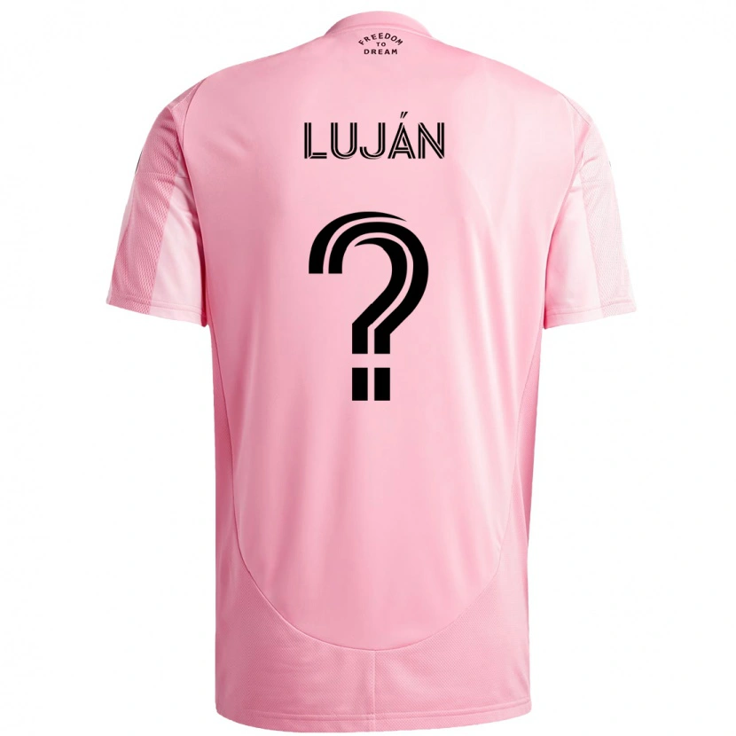 Danxen Men Gonzalo Luján #0 Pink Black Home Jersey 2025/26 T-Shirt