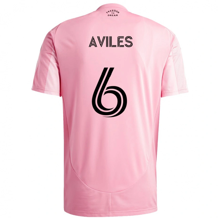 Danxen Men Tomás Avilés #6 Pink Black Home Jersey 2025/26 T-Shirt