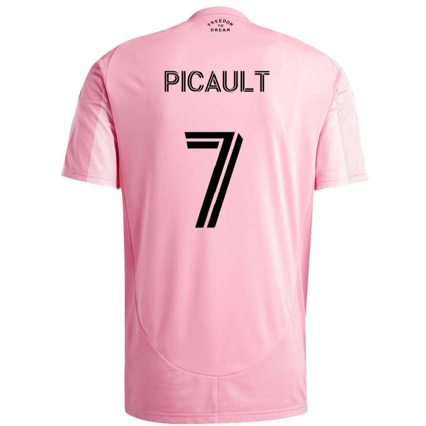 Danxen Men Fafà Picault #7 Pink Black Home Jersey 2025/26 T-Shirt