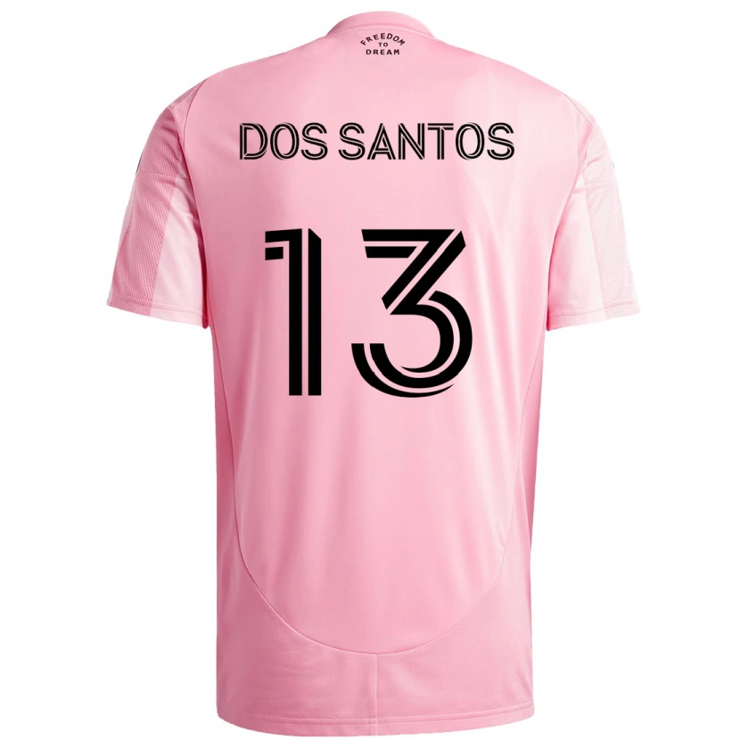 Danxen Men Cj Dos Santos #13 Pink Black Home Jersey 2025/26 T-Shirt