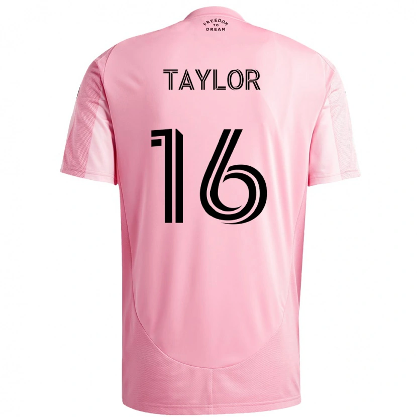 Danxen Men Robert Taylor #16 Pink Black Home Jersey 2025/26 T-Shirt