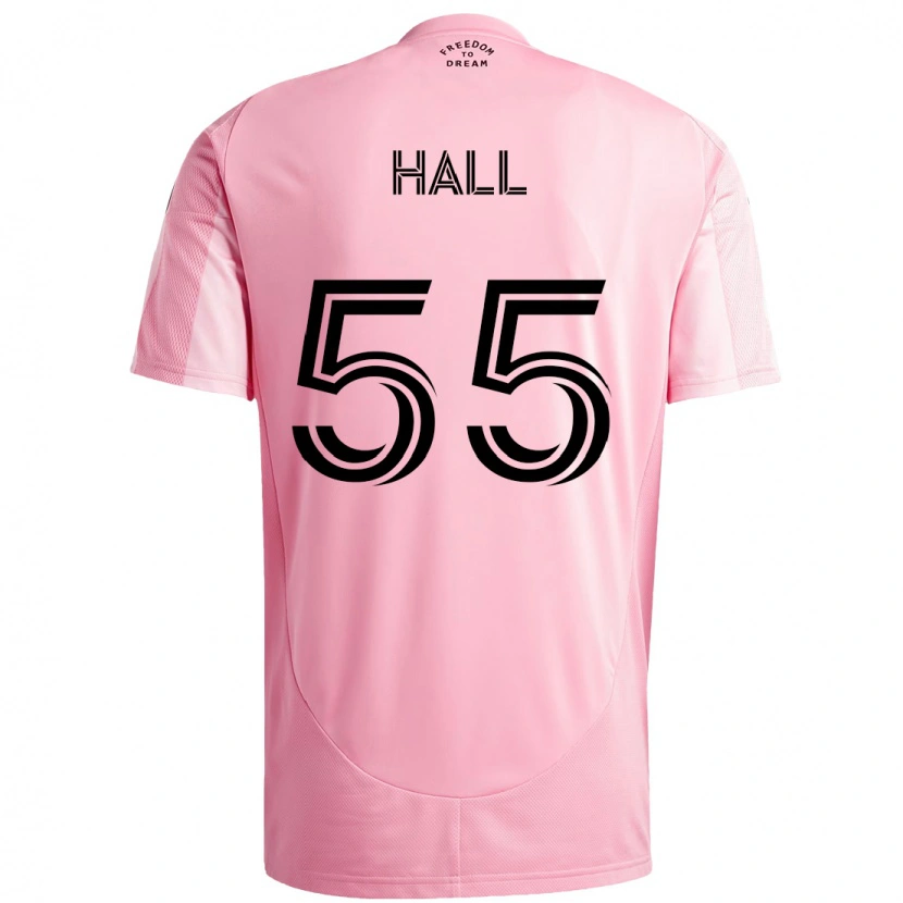Danxen Men Tyler Hall #55 Pink Black Home Jersey 2025/26 T-Shirt