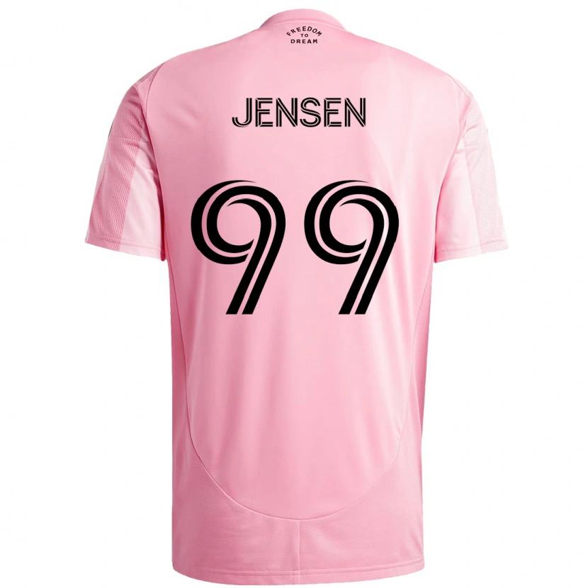 Danxen Men Cole Jensen #99 Pink Black Home Jersey 2025/26 T-Shirt