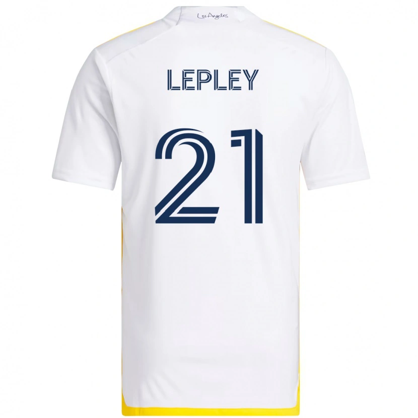 Danxen Men Tucker Lepley #21 White Yellow Home Jersey 2025/26 T-Shirt