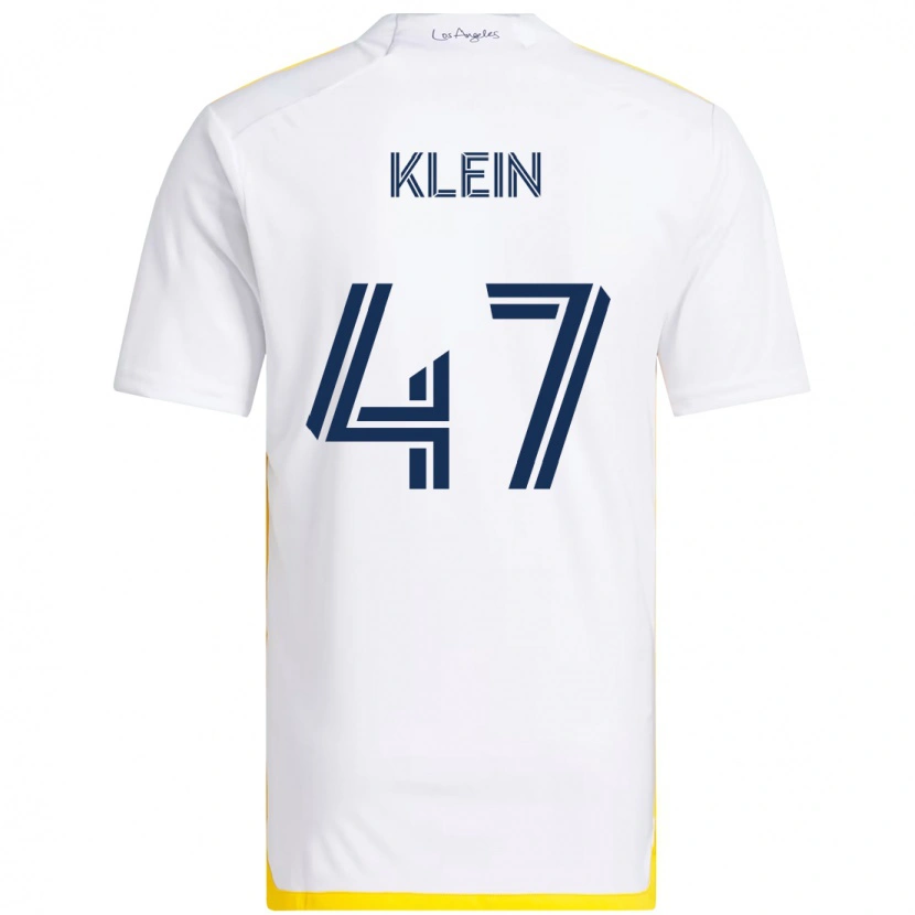 Danxen Men Carson Klein #47 White Yellow Home Jersey 2025/26 T-Shirt