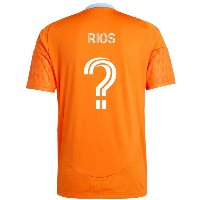 Danxen Men Daniel Ríos #0 Orange White Home Jersey 2025/26 T-Shirt