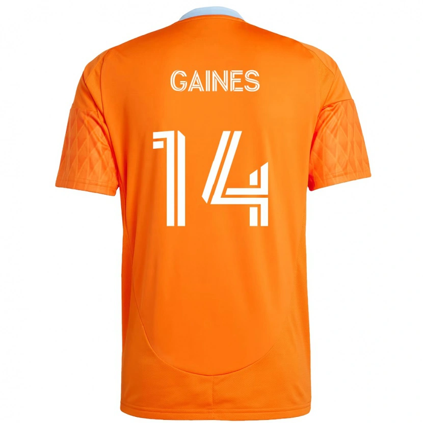 Danxen Men Mckinze Gaines #14 Orange White Home Jersey 2025/26 T-Shirt
