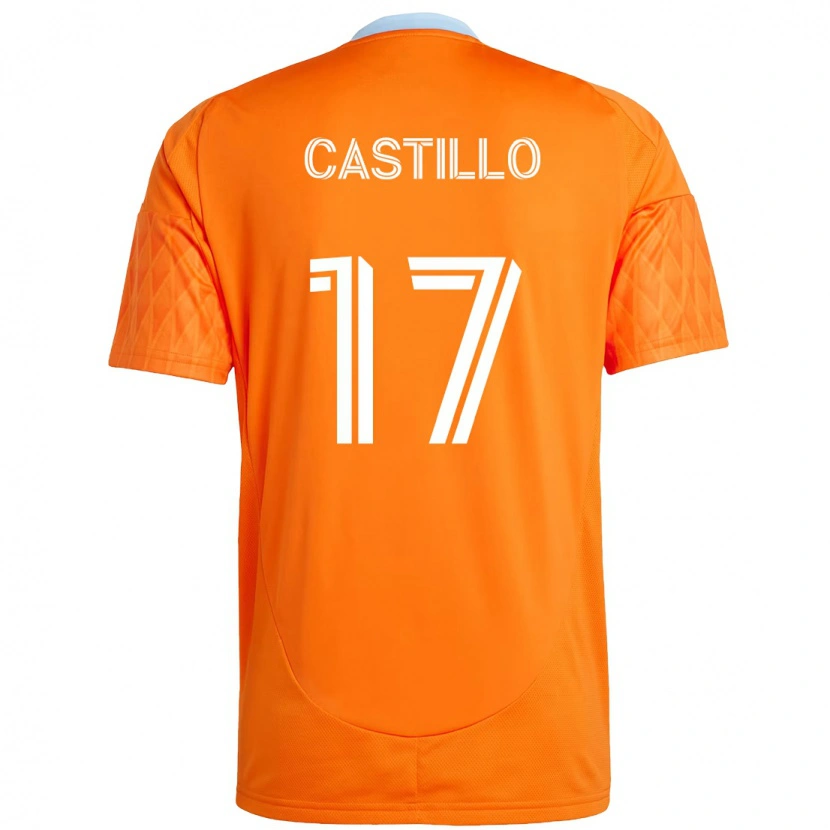 Danxen Men Joyner Castillo #17 Orange White Home Jersey 2025/26 T-Shirt