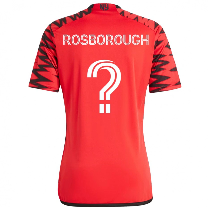 Danxen Men Tanner Rosborough #0 Red Black Home Jersey 2025/26 T-Shirt