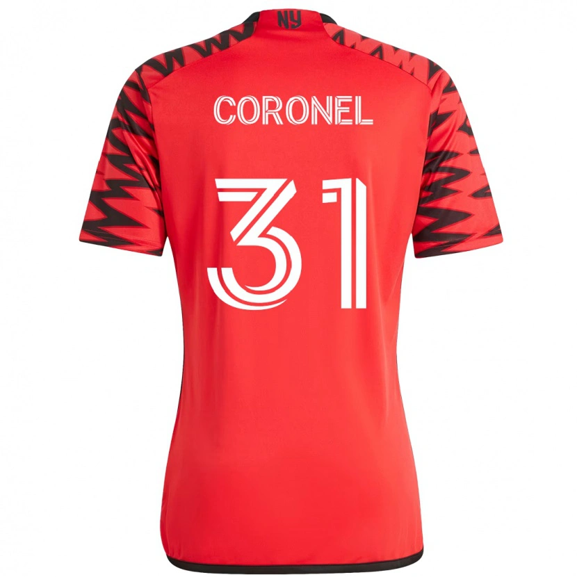 Danxen Men Carlos Coronel #31 Red Black Home Jersey 2025/26 T-Shirt