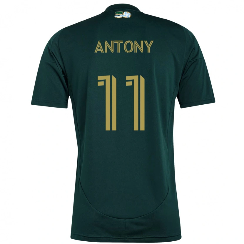 Danxen Men Antony #11 Black Brown Home Jersey 2025/26 T-Shirt