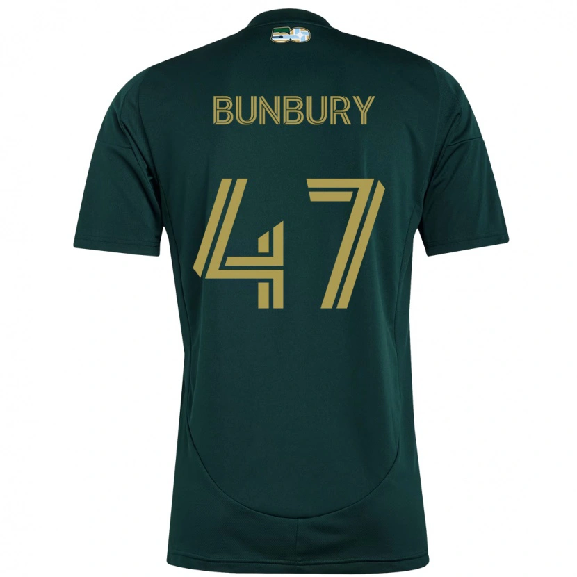 Danxen Men Mataeo Bunbury #47 Black Brown Home Jersey 2025/26 T-Shirt