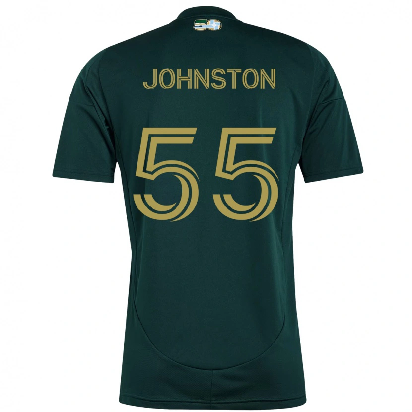 Danxen Men Malcolm Johnston #55 Black Brown Home Jersey 2025/26 T-Shirt