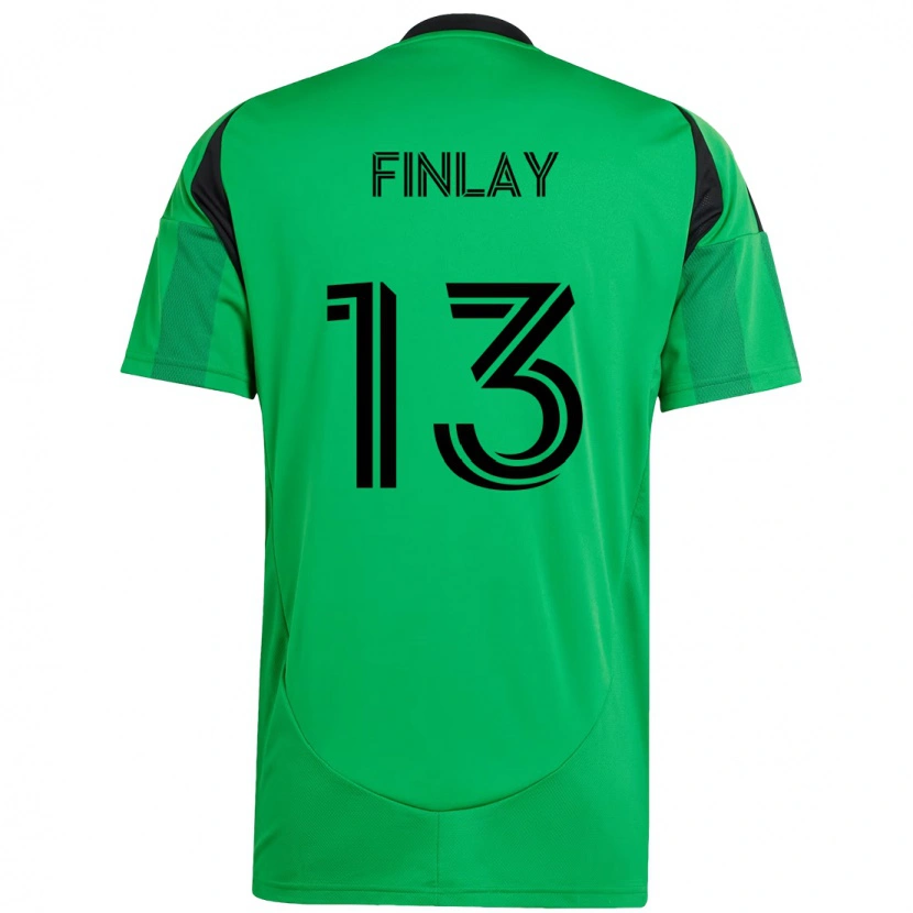 Danxen Men Ethan Finlay #13 Green Black Home Jersey 2025/26 T-Shirt