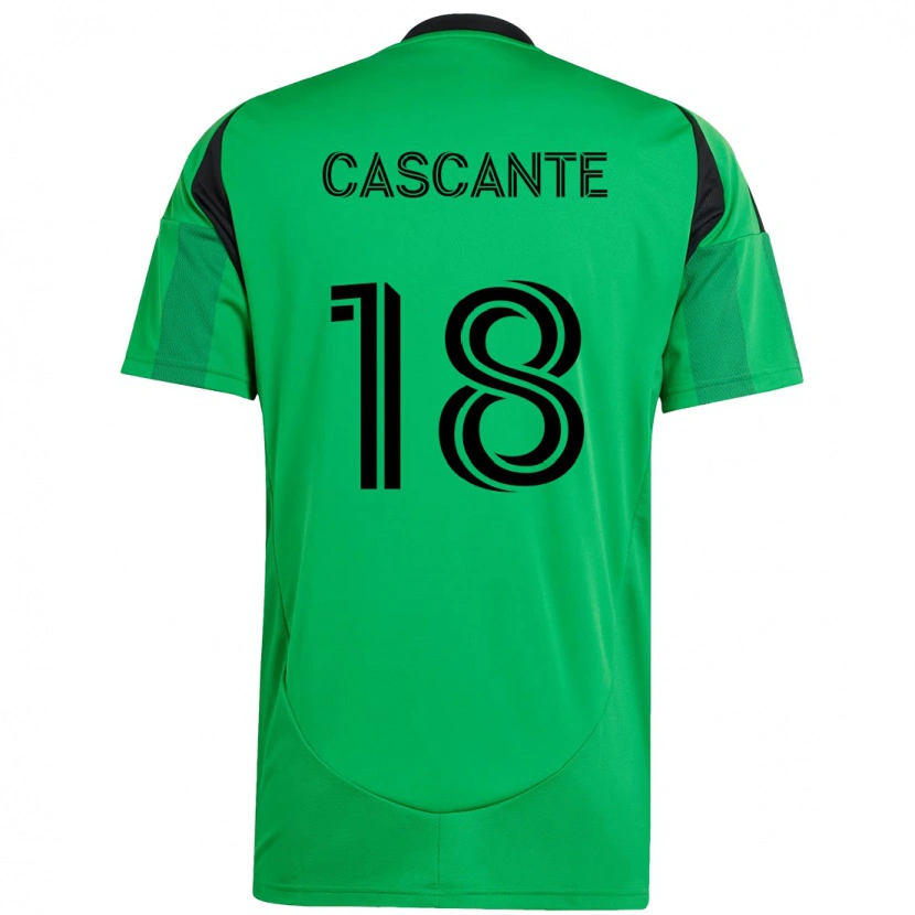 Danxen Men Julio Cascante #18 Green Black Home Jersey 2025/26 T-Shirt