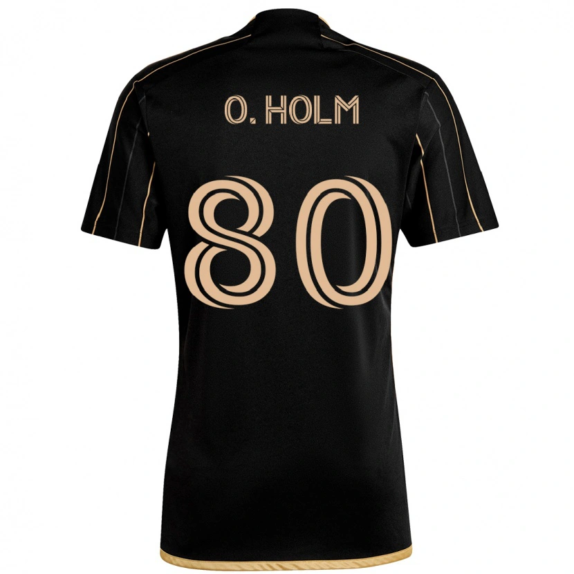 Danxen Men Odin Thiago Holm #80 Black Brown Home Jersey 2025/26 T-Shirt