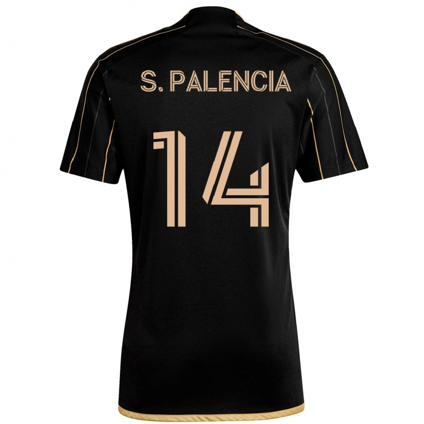 Danxen Men Sergi Palencia #14 Black Brown Home Jersey 2025/26 T-Shirt