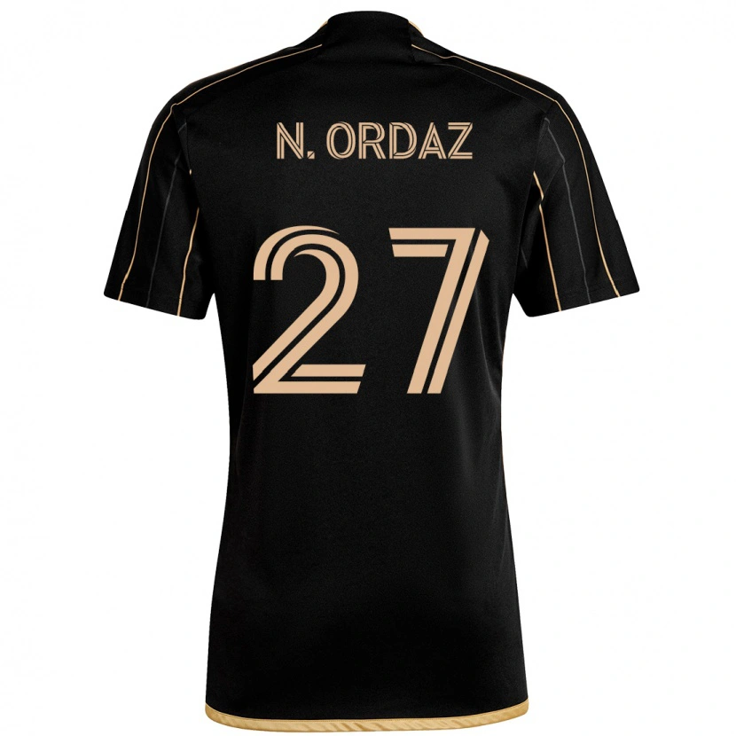 Danxen Men Nathan Ordaz #27 Black Brown Home Jersey 2025/26 T-Shirt
