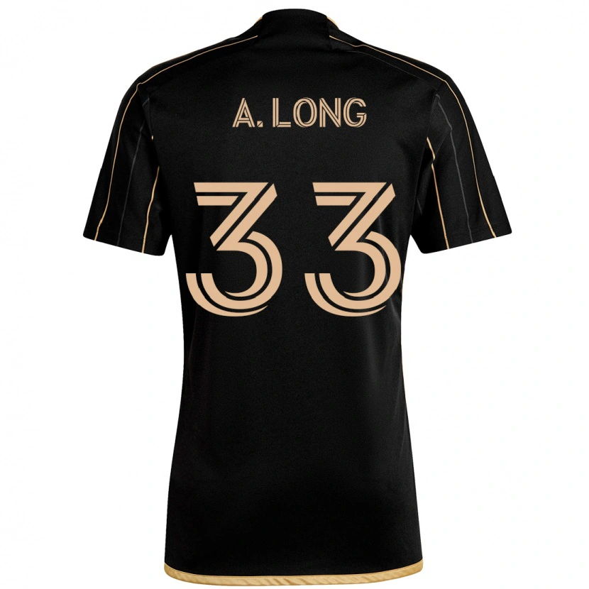 Danxen Men Aaron Long #33 Black Brown Home Jersey 2025/26 T-Shirt