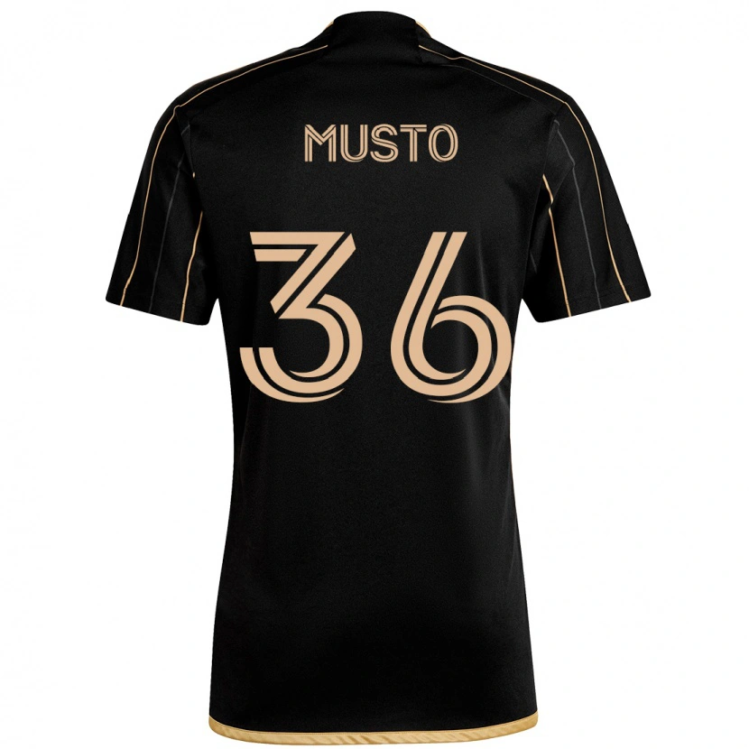 Danxen Men Tommy Musto #36 Black Brown Home Jersey 2025/26 T-Shirt