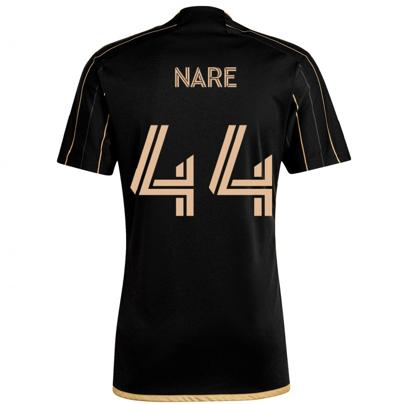 Danxen Men Thabo Nare #44 Black Brown Home Jersey 2025/26 T-Shirt