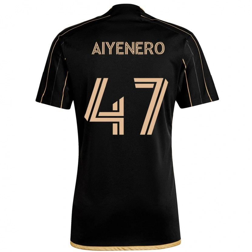Danxen Men Marius Aiyenero #47 Black Brown Home Jersey 2025/26 T-Shirt