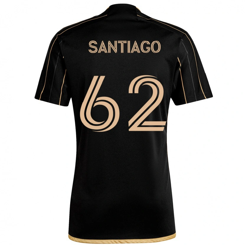 Danxen Men Joshua Santiago #62 Black Brown Home Jersey 2025/26 T-Shirt