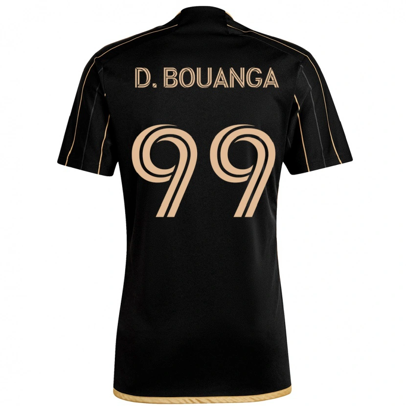 Danxen Men Denis Bouanga #99 Black Brown Home Jersey 2025/26 T-Shirt