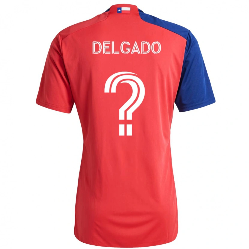 Danxen Men Patrickson Delgado #0 Red Navy Blue Home Jersey 2025/26 T-Shirt