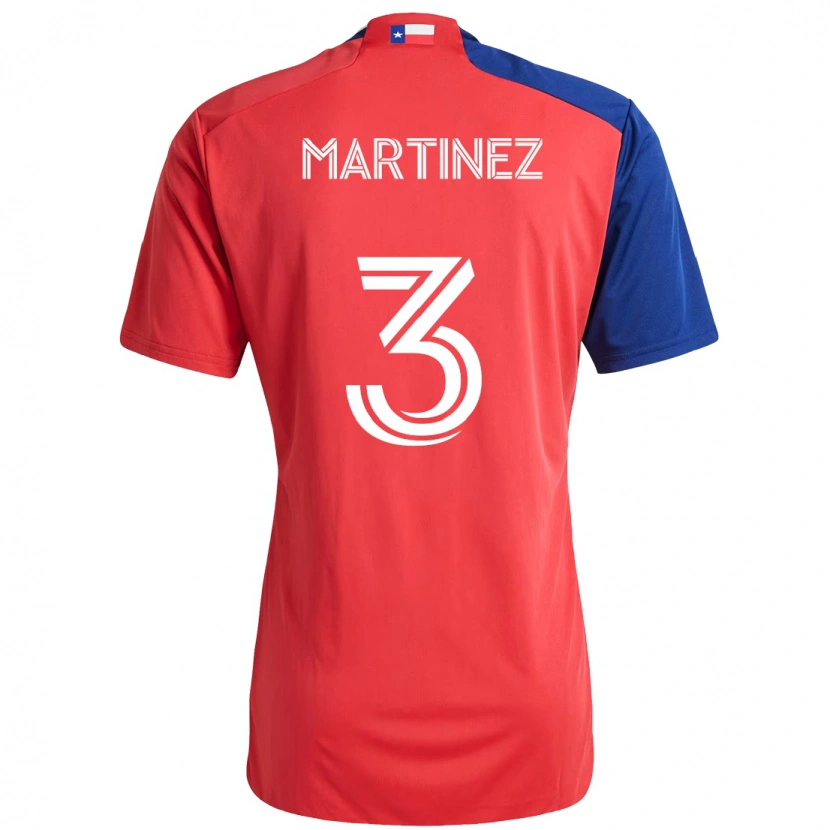 Danxen Men José Antonio Martínez #3 Red Navy Blue Home Jersey 2025/26 T-Shirt