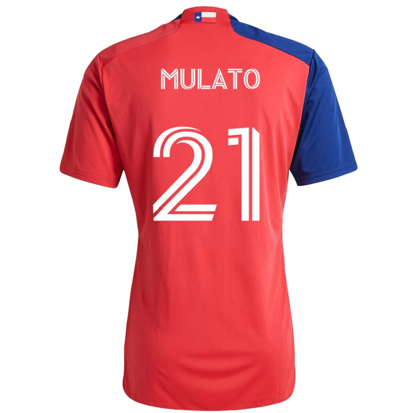 Danxen Men José Mulato #21 Red Navy Blue Home Jersey 2025/26 T-Shirt