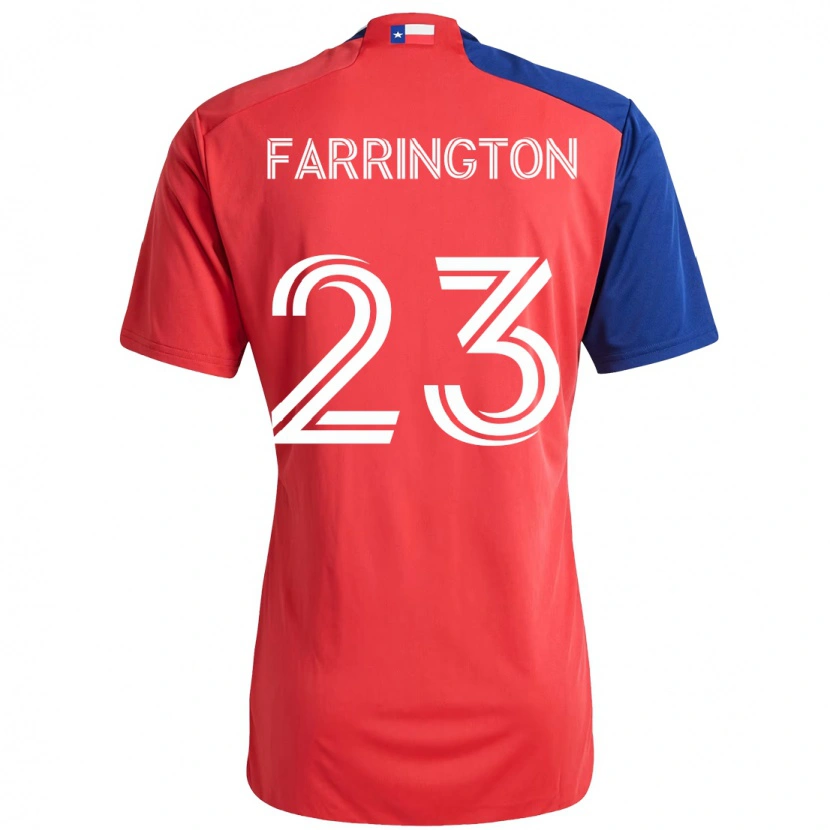 Danxen Men Logan Farrington #23 Red Navy Blue Home Jersey 2025/26 T-Shirt