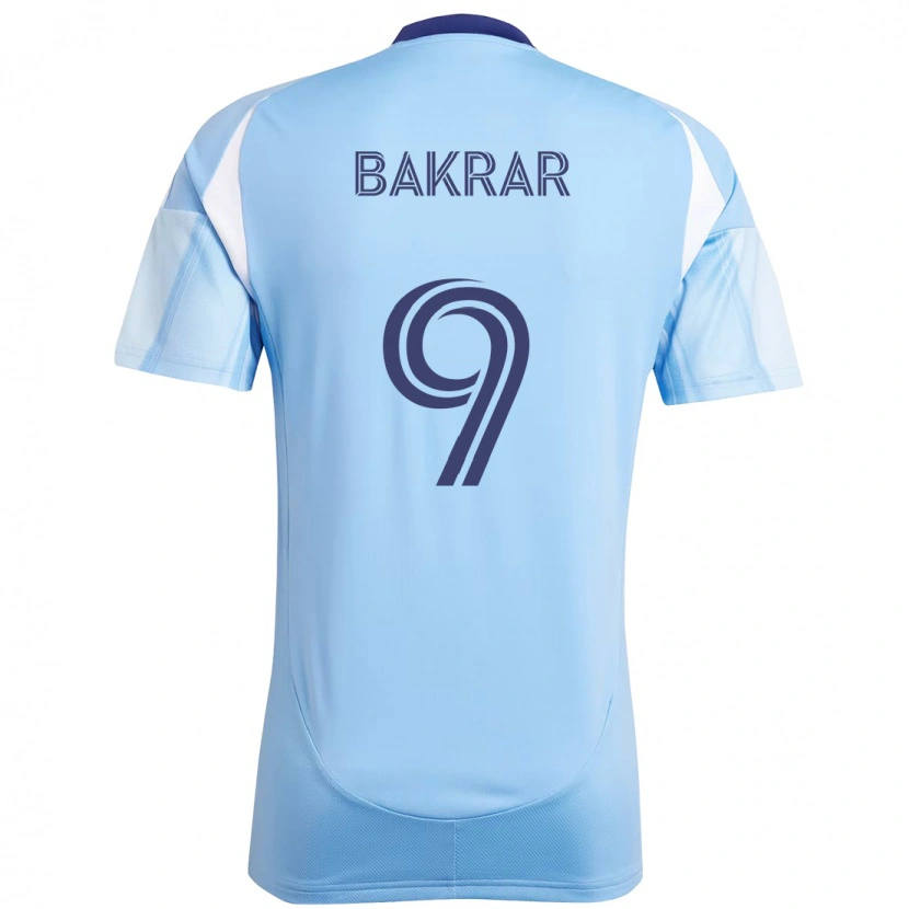 Danxen Men Monsef Bakrar #9 Light Blue Home Jersey 2025/26 T-Shirt