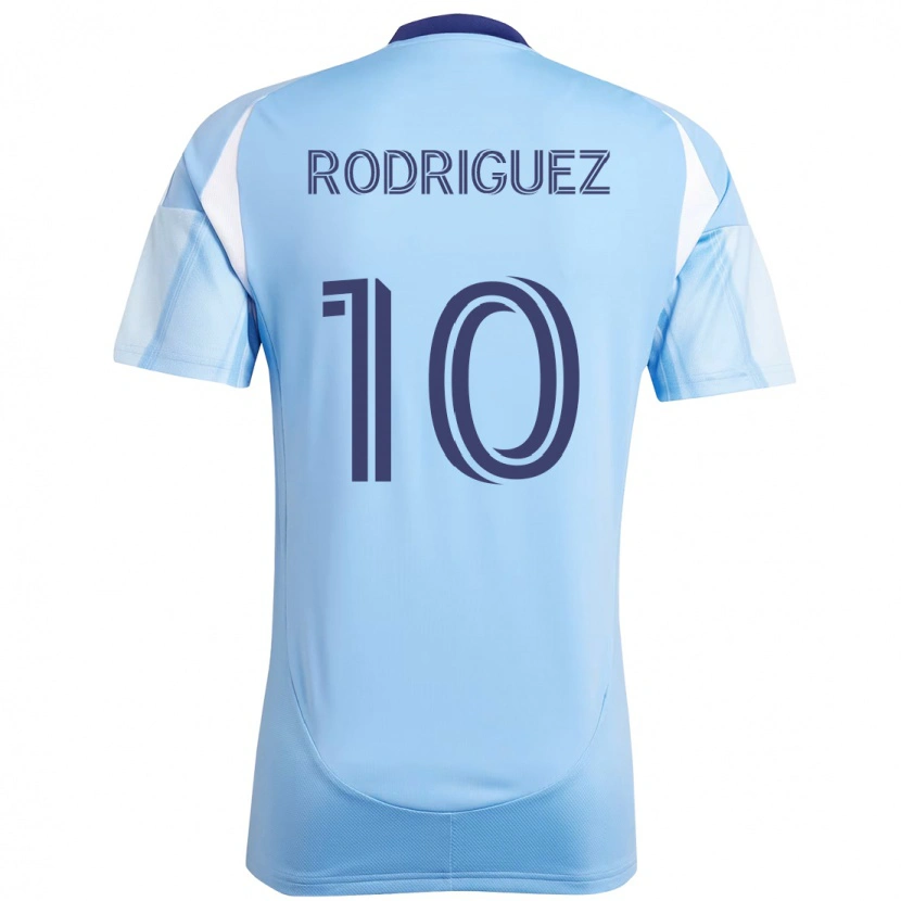 Danxen Men Santiago Rodríguez #10 Light Blue Home Jersey 2025/26 T-Shirt